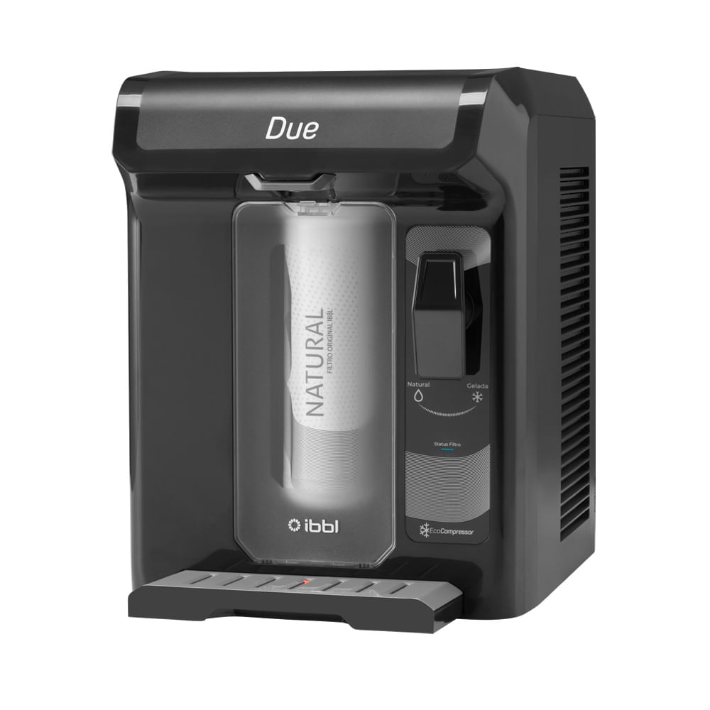 Purificador de Água IBBL Refrigerado Due com Compressor Grafite - 220 Volts